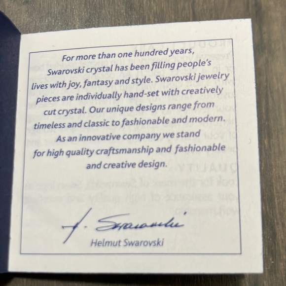 Y2K Vintage Swarovski Crystal Sterling Silver Ring Size 5 - Picture 11 of 11